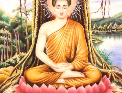 Tranh Đá Quý Truyền Thần - Linh Phật TG0058